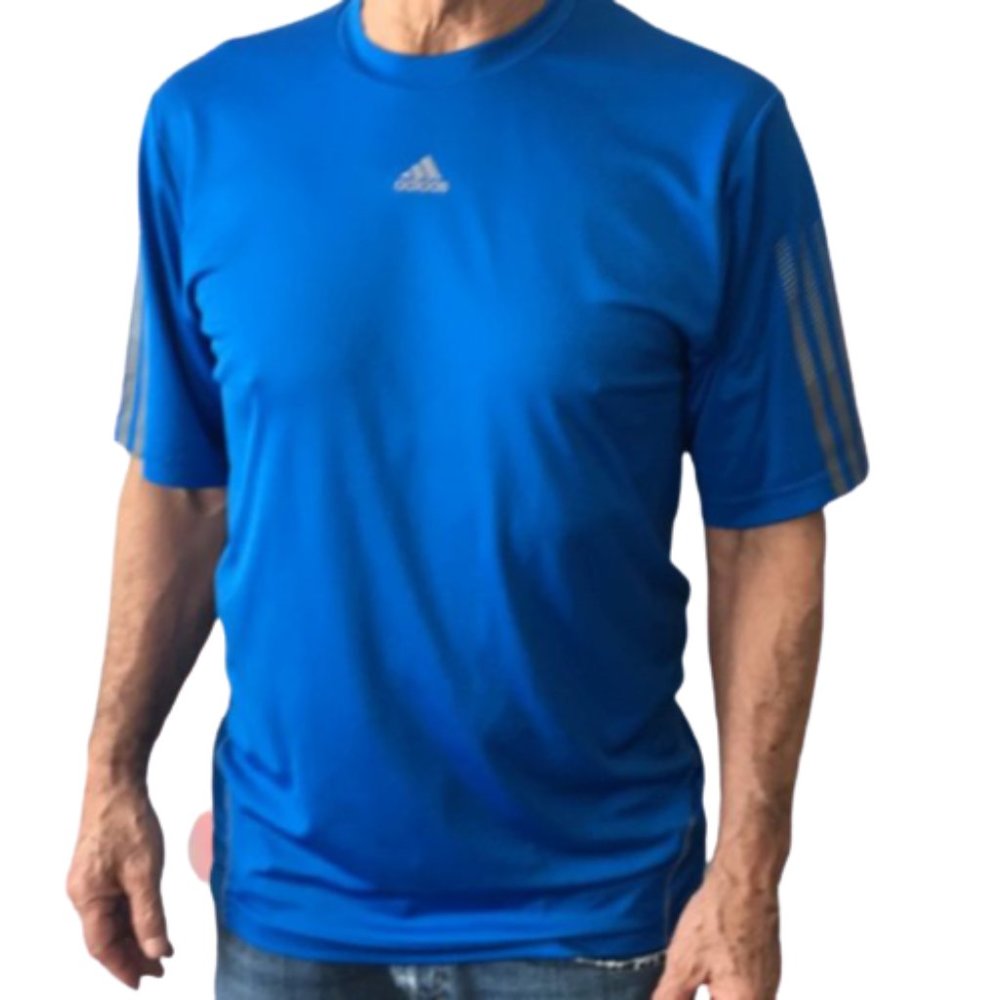 ADIDAS MEN’S ACTIVEWEAR TOP BLUE SIZE M - Picture 2 of 7